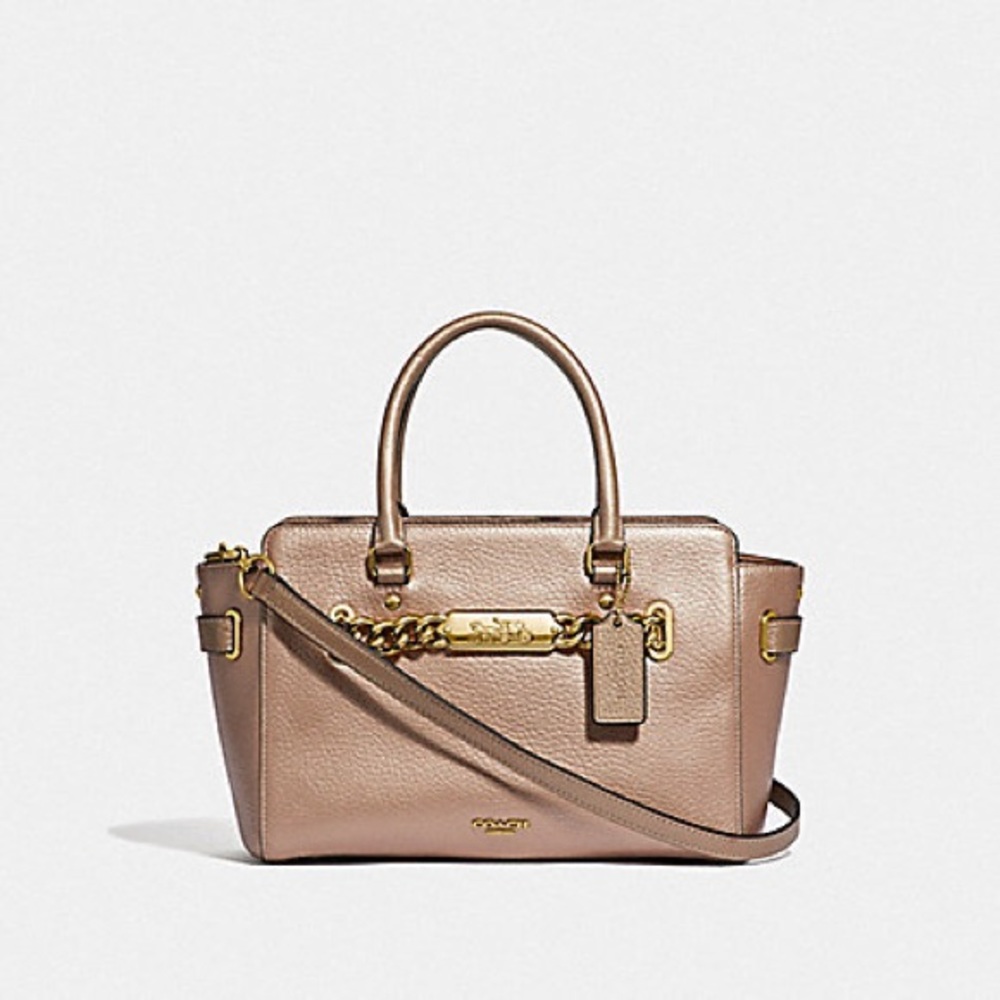 Metallic Coach purse